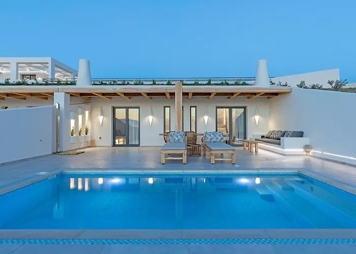 La Grande Vue-private Hilltop With Private Pools 别墅 Vívlos