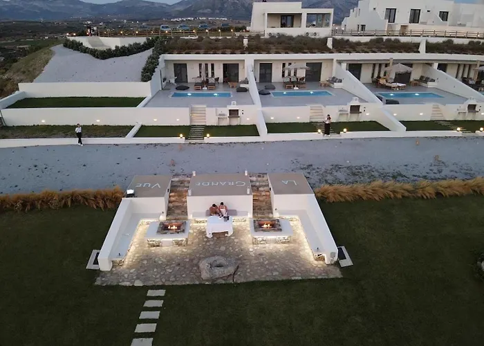 La Grande Vue-private Hilltop With Private Pools 别墅 Vívlos